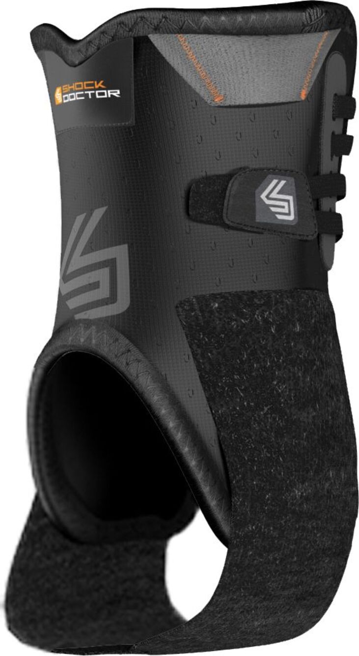 USED Shock Doctor Ankle Stabilizer with Flexible Support Stays (Black, Small)